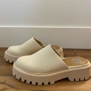 DV By Dolce Vita Lexy Platform Clog Off White